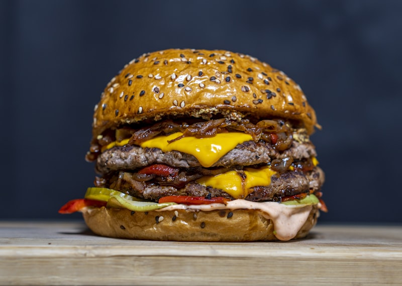 Cheeseburger / Pommes