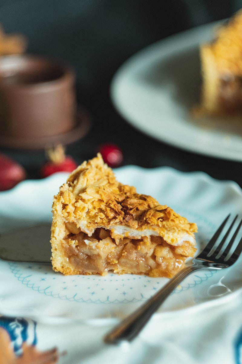 Apfelstrudel mit Vanillesoße